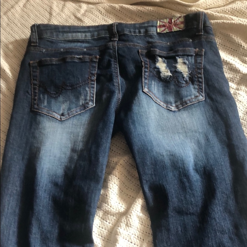 Machine Pour Neuf Mode Distressed Jeans USA 32